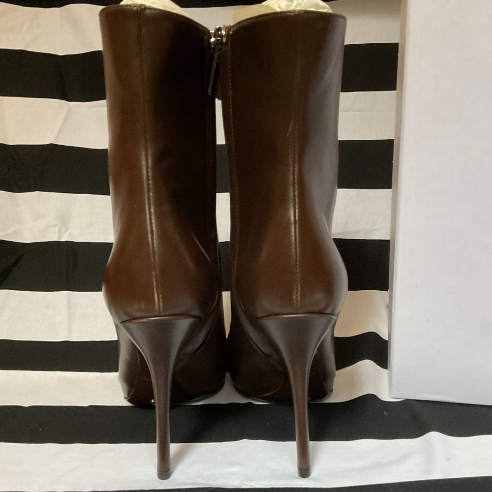 Dior Brown Heeled Boots Size 8 / 38 NIB NWT NBW - Picture 3 of 11